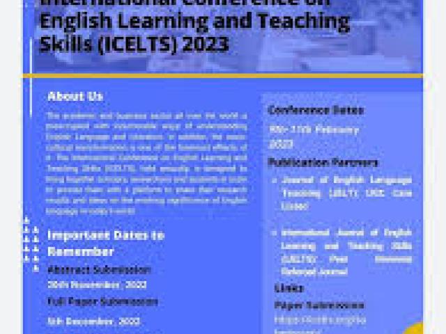 International Conference On English Learning and Teaching Skills(ICELTS) | SCIENCENET