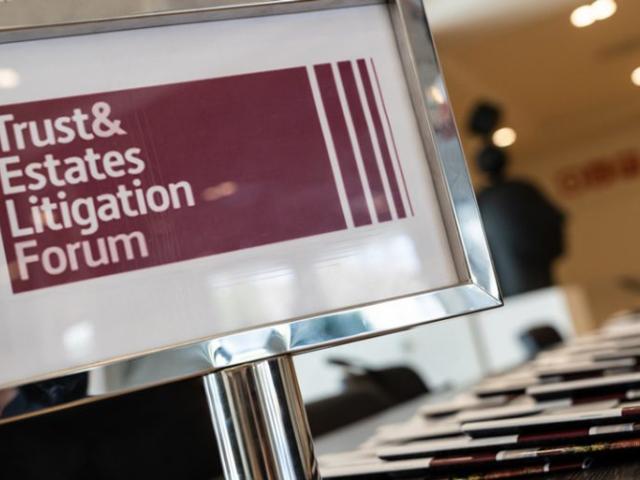 Trust estates litigation