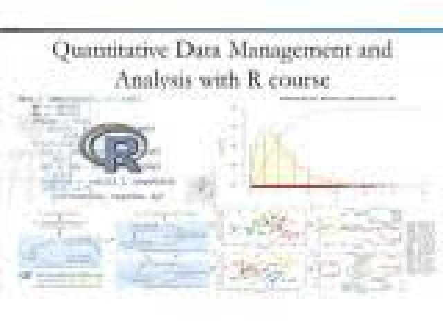 Quantitative Data Management and Analysis with R course
