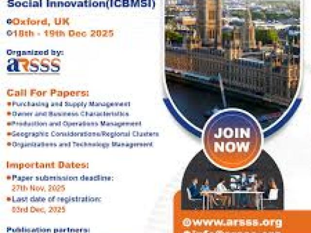  Conference on Business Management and Social Innovation (ICBMSI)
