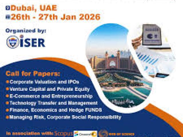 International Conference on Economics and Business Research (ICEBR)													