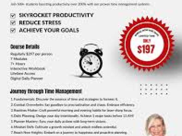 Productivity and Time Management Masterclass