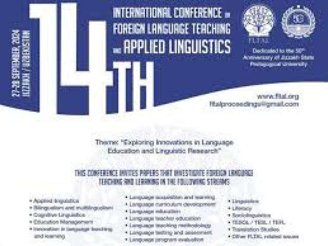 International Conference on Applied Linguistics and Teaching Foreign Languages(ICALTFL) | ASAR