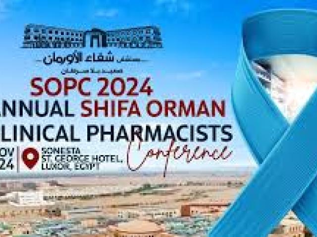 Annual Shifa Orman Clinical Pharmacists SOPC									
