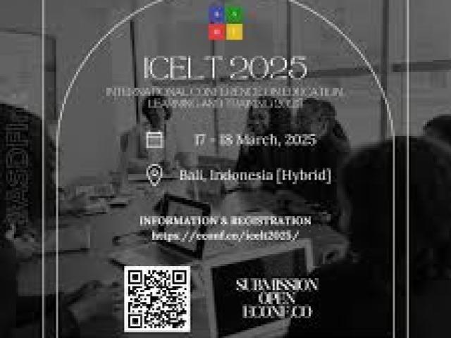 International Conference on Education, Learning and Training