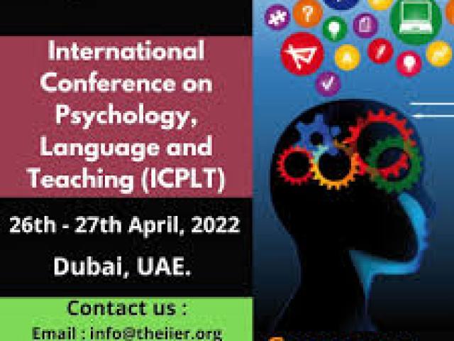INTERNATIONAL CONFERENCE ON PSYCHOLOGY, LANGUAGE AND TEACHING (ICPLT) | SNRI