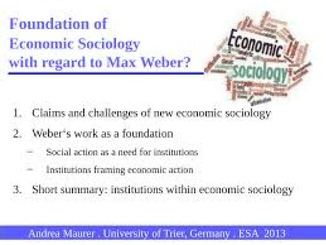 International Conference on Economic Sociology and Rationalization (ICESR) | WRF