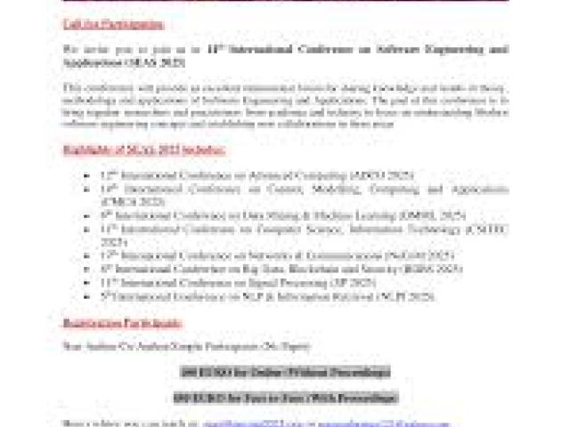 International Conference on Software Engineering and Information Retrieval(ICSEIR) | Research Leagues