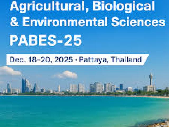 International Conference on Agricultural, Genetics, Biological & Environmental Sciences(ICAGBES) | World Academics
