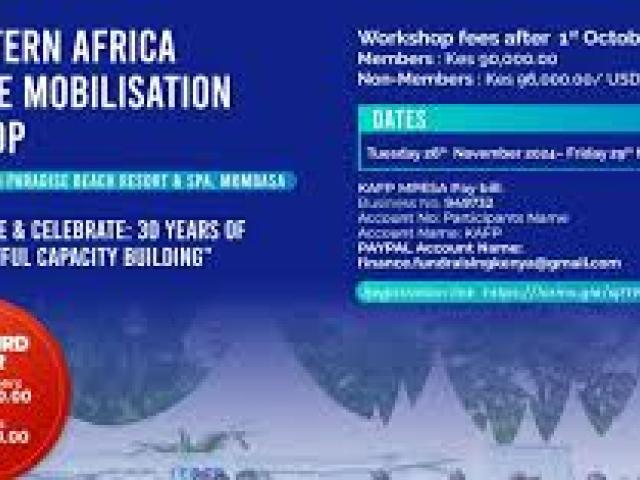 Eastern Africa Resource Mobilisation Workshop (EARMW) 2024