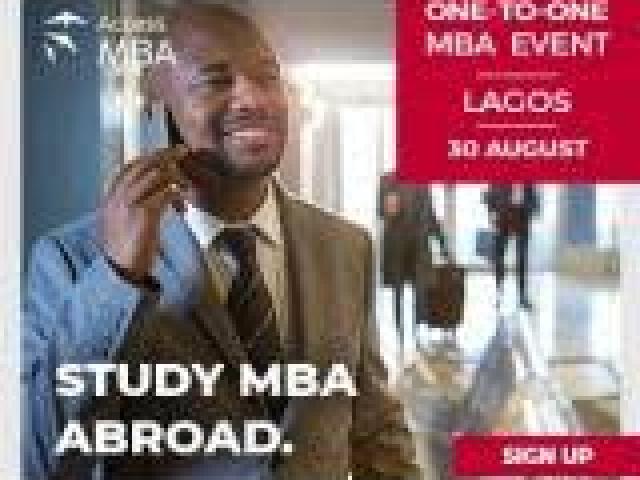 One-to-One MBA Event in Lagos (Unlock Endless Possibilities) 2024								