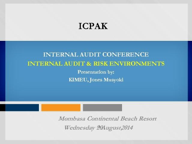 Internal Audit Risk