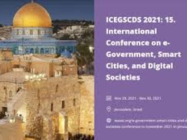 International Conference on e-Government, Smart Cities, and Digital Societies(ICEGSCDS) | EFSTM