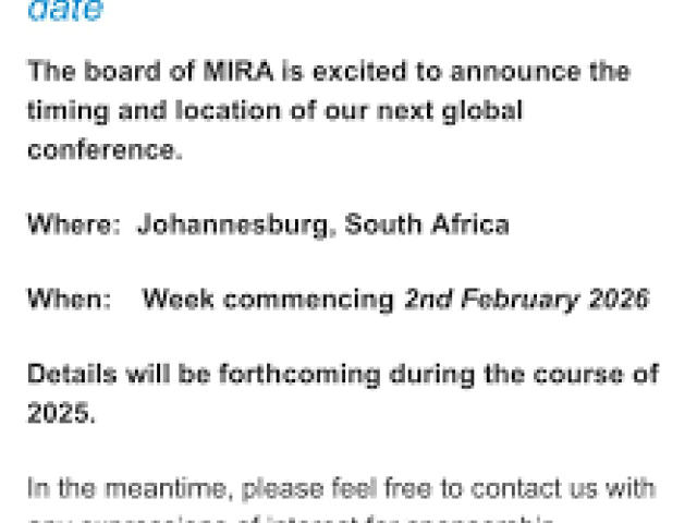 Mining Insurance & Risk Association Conference											