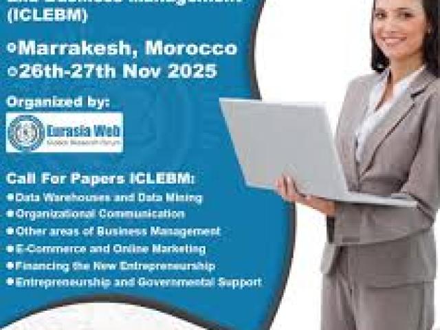 International Conference on Leadership, Entrepreneurship and Business Management (ICLEBM)