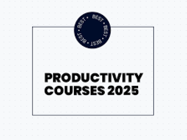 Best Practices for Productivity Improvement Course