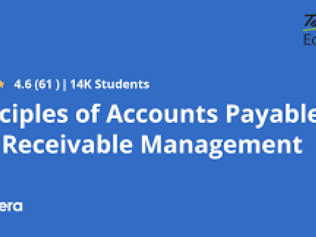 Crisis management	Principles of Accounts Payable and Receivable Management